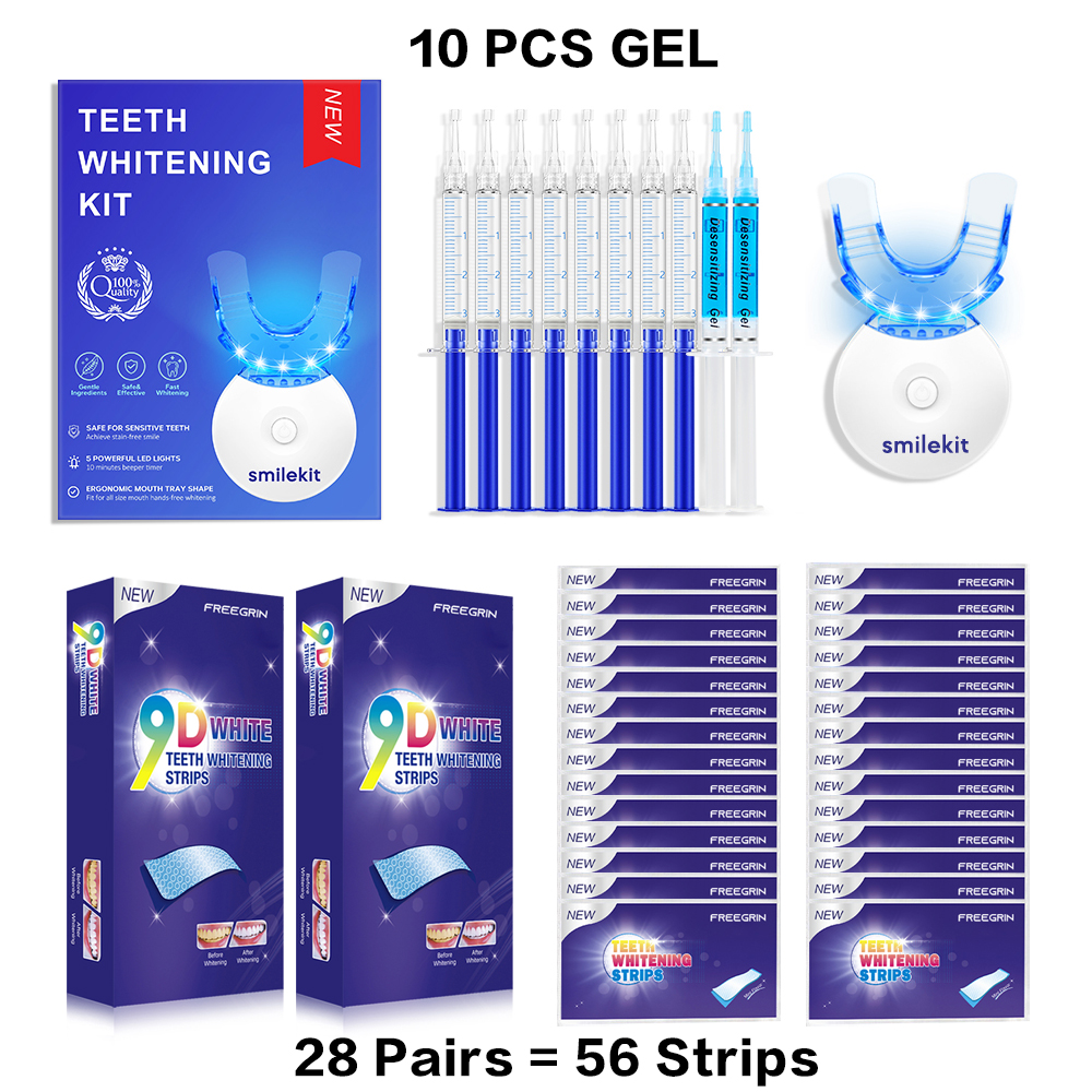 Teeth Whitening Home Kit - Teeth Whitening Kit - 5X LED