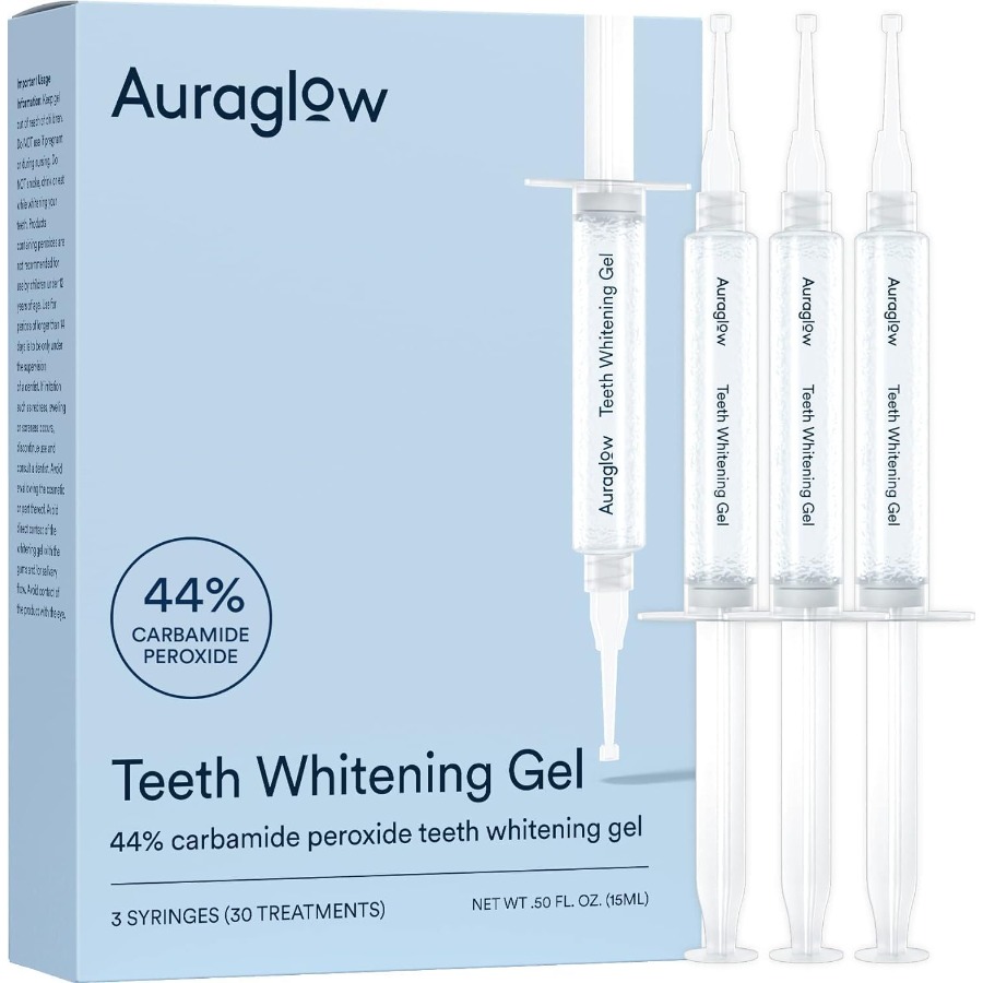 Teeth Whitening Gel Refills - Auraglow 44 Teeth Whitening Gel Syringe