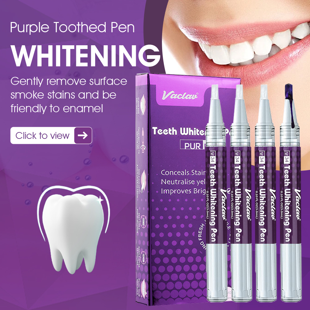 Teeth Whitening From Home - Vaclav V34 Purple teeth whitening gel