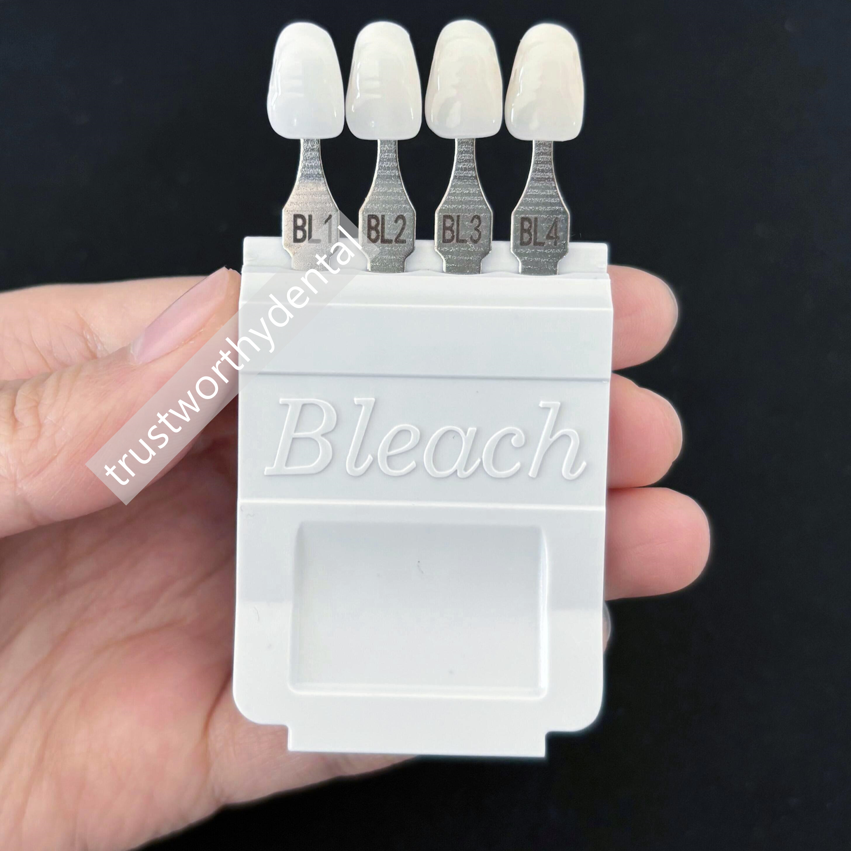 4 Colors Dental Bleached Shade - đánh giá và giá Teeth Whitening Bleach