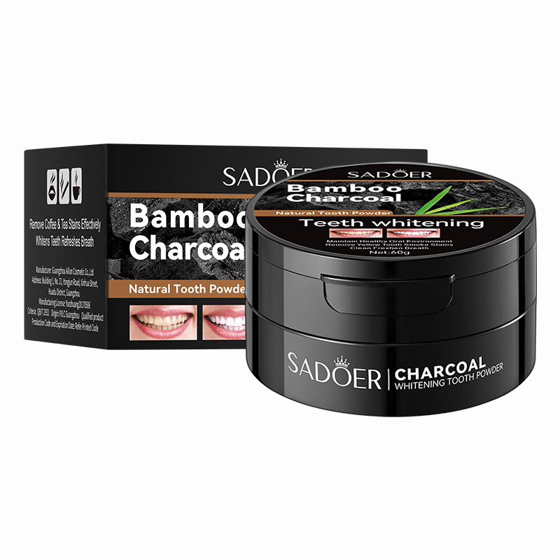 60g Tooth Whitening Powder Act - đánh giá và giá Teeth Whitening Charcoal Powder