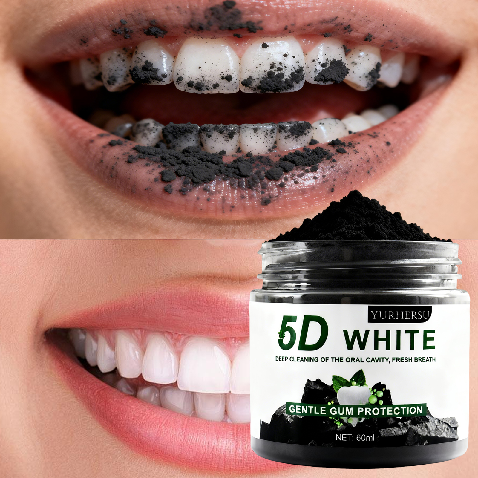 Bamboo Charcoal Teeth Whitenin - đánh giá và giá Teeth Whitening Charcoal Powder