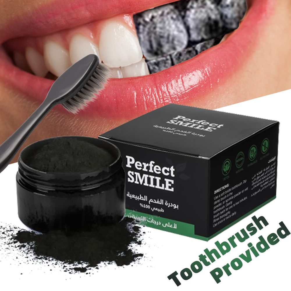 Teeth Whitening Powder Organic - đánh giá và giá Teeth Whitening Charcoal Powder
