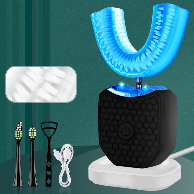 New U-Shaped Electric Toothbru - đánh giá và giá Teeth Whitening Home Kit