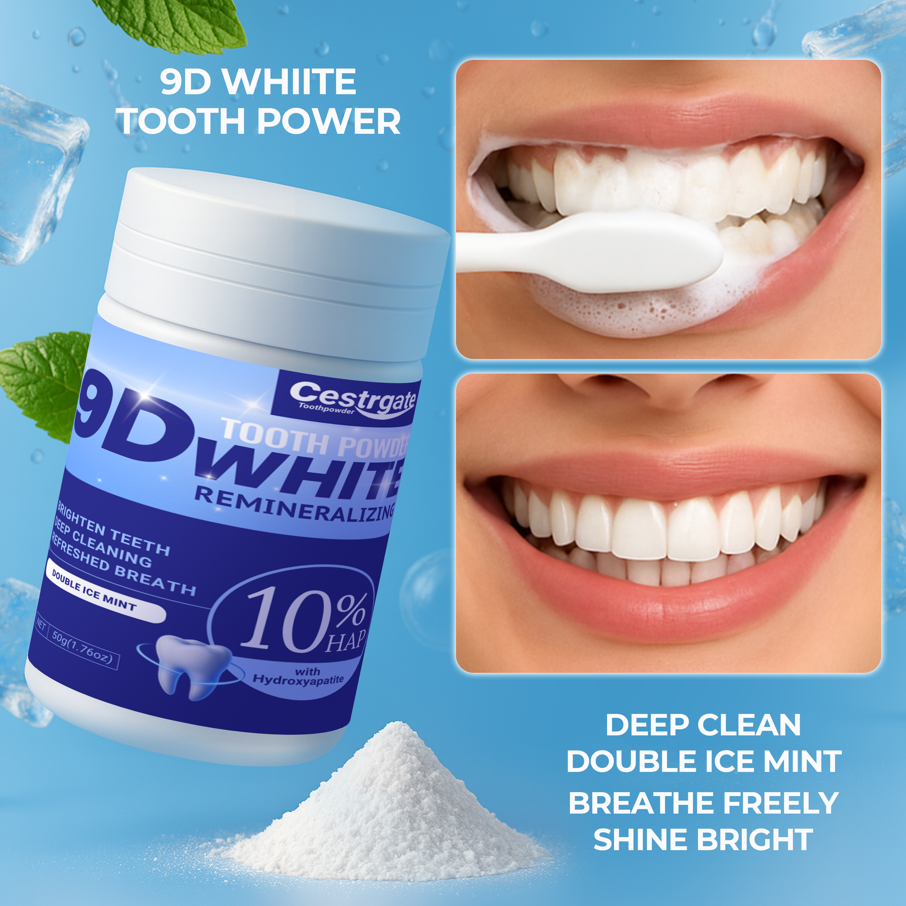 9D Hydroxyapatite Teeth Whiten - đánh giá và giá Teeth Whitening Ingredients
