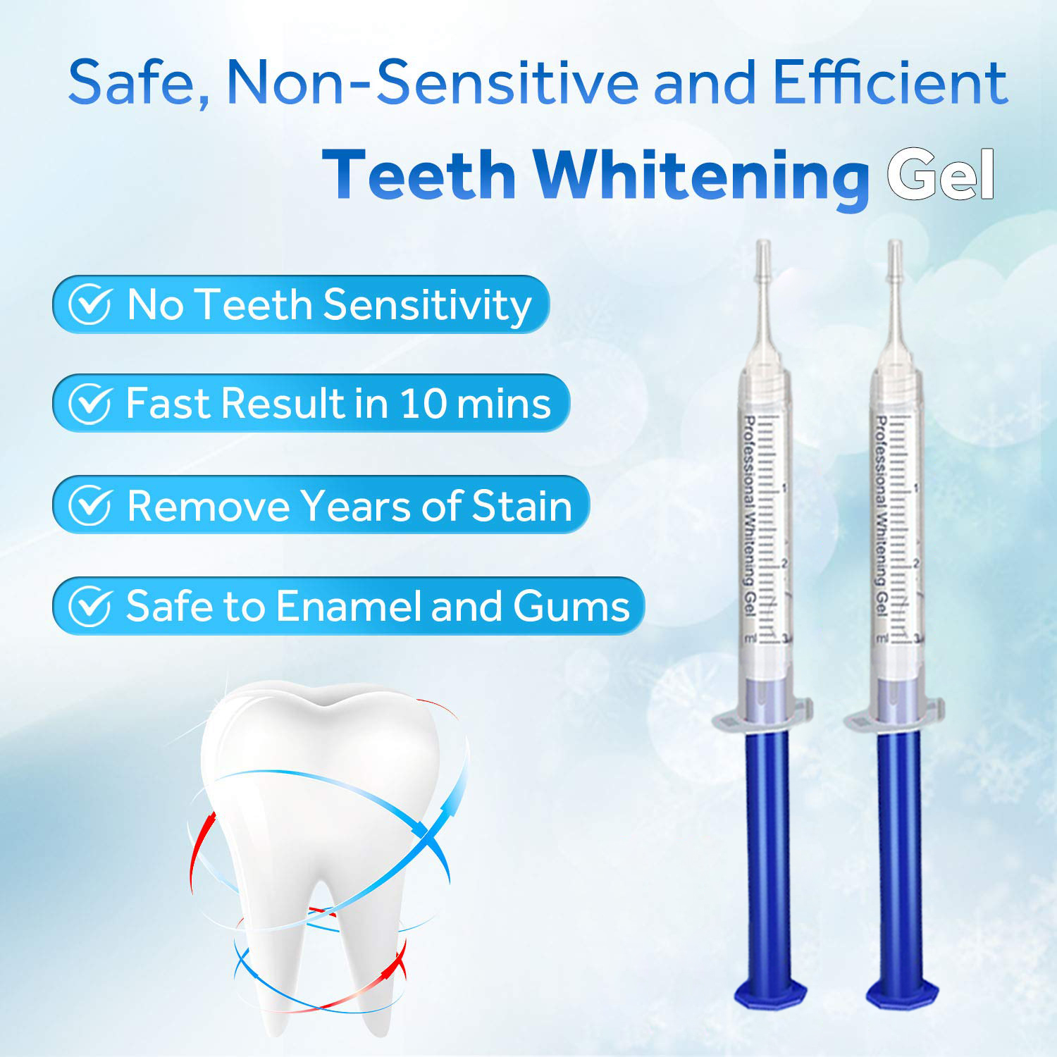 Teeth Whitening Gel Refill Syr - đánh giá và giá Teeth Whitening Gel Refills