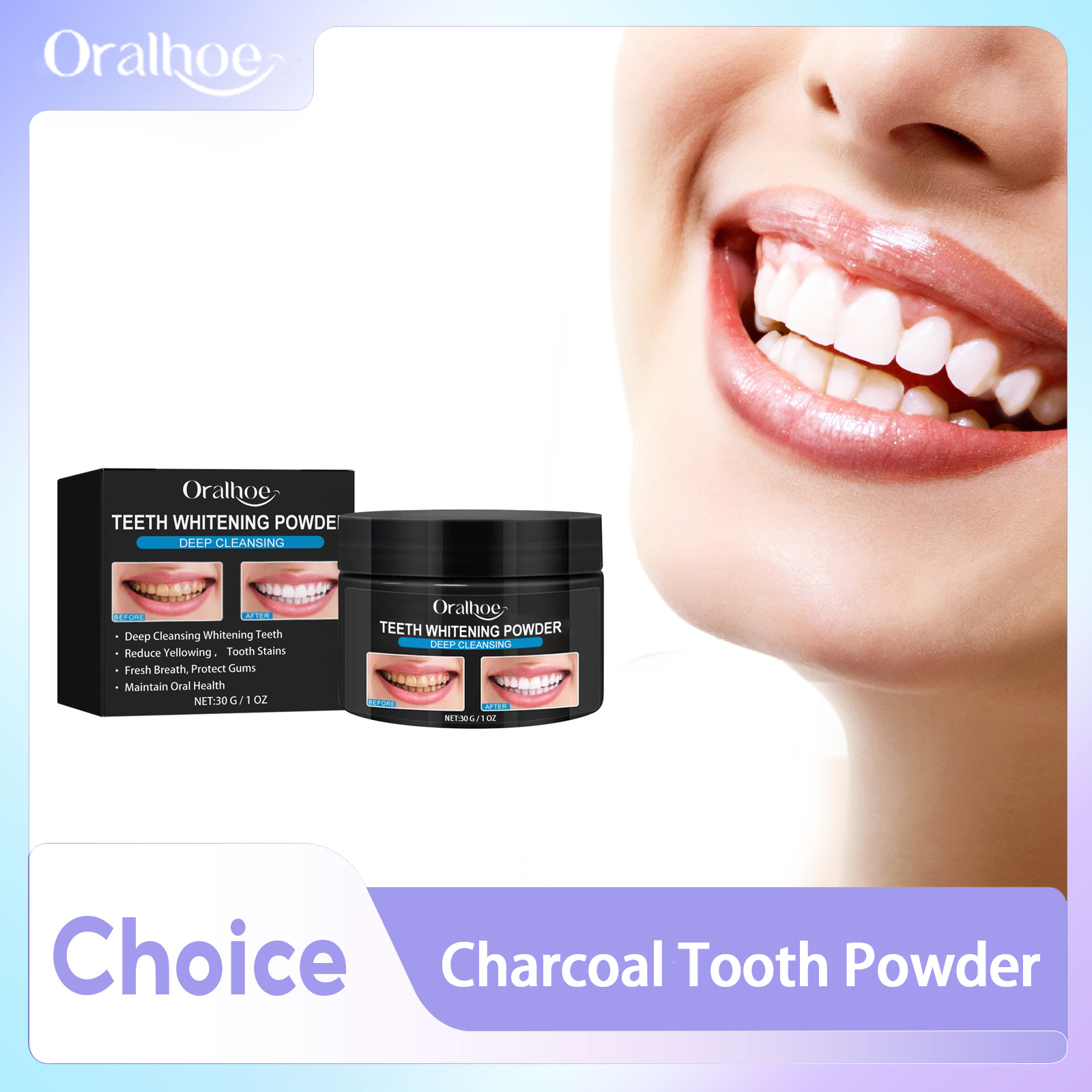 Charcoal Whitening Teeth Powde - đánh giá và giá Teeth Whitening Charcoal Powder
