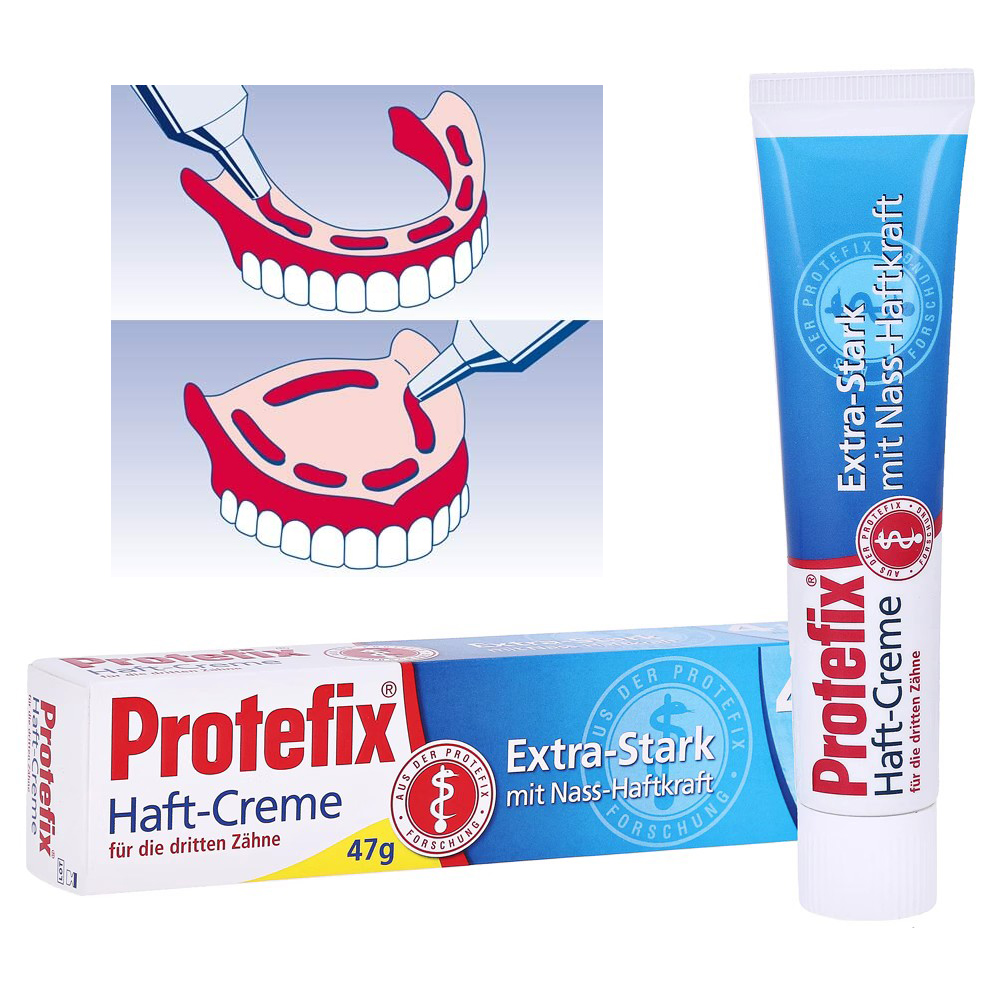 Protefix Adhesive Cream For De - đánh giá và giá Teeth Whitening Ingredients