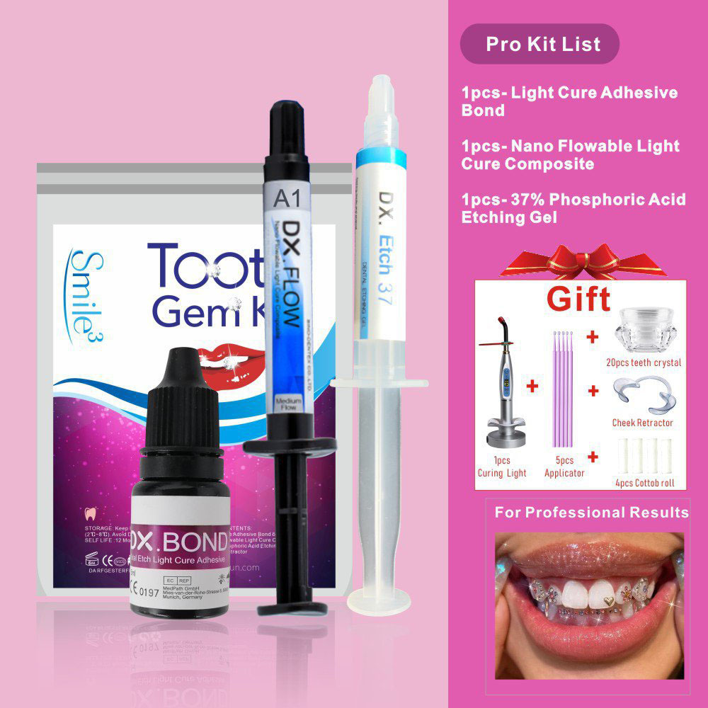 HOT Tooth Gem Kit Teeth Decora - đánh giá và giá Teeth Whitening From Home