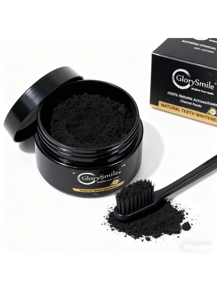 Glorysmile Activated Charcoal  - đánh giá và giá Teeth Whitening Charcoal Powder