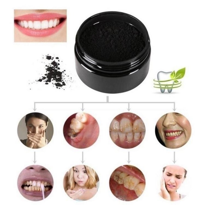 1 Box Activated Charcoal Teeth - đánh giá và giá Teeth Whitening Charcoal Powder