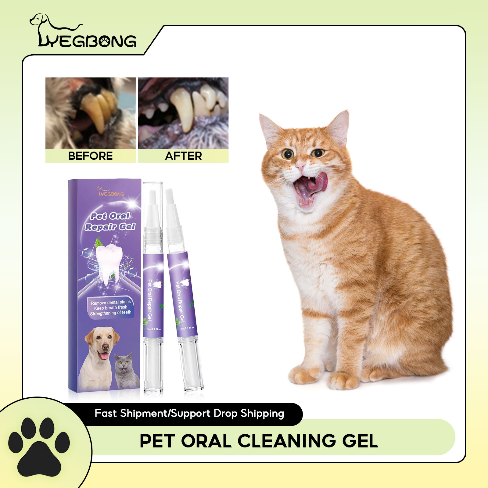 Pet Oral Repair Gel Puppy Tart - đánh giá và giá Teeth Whitening From Home