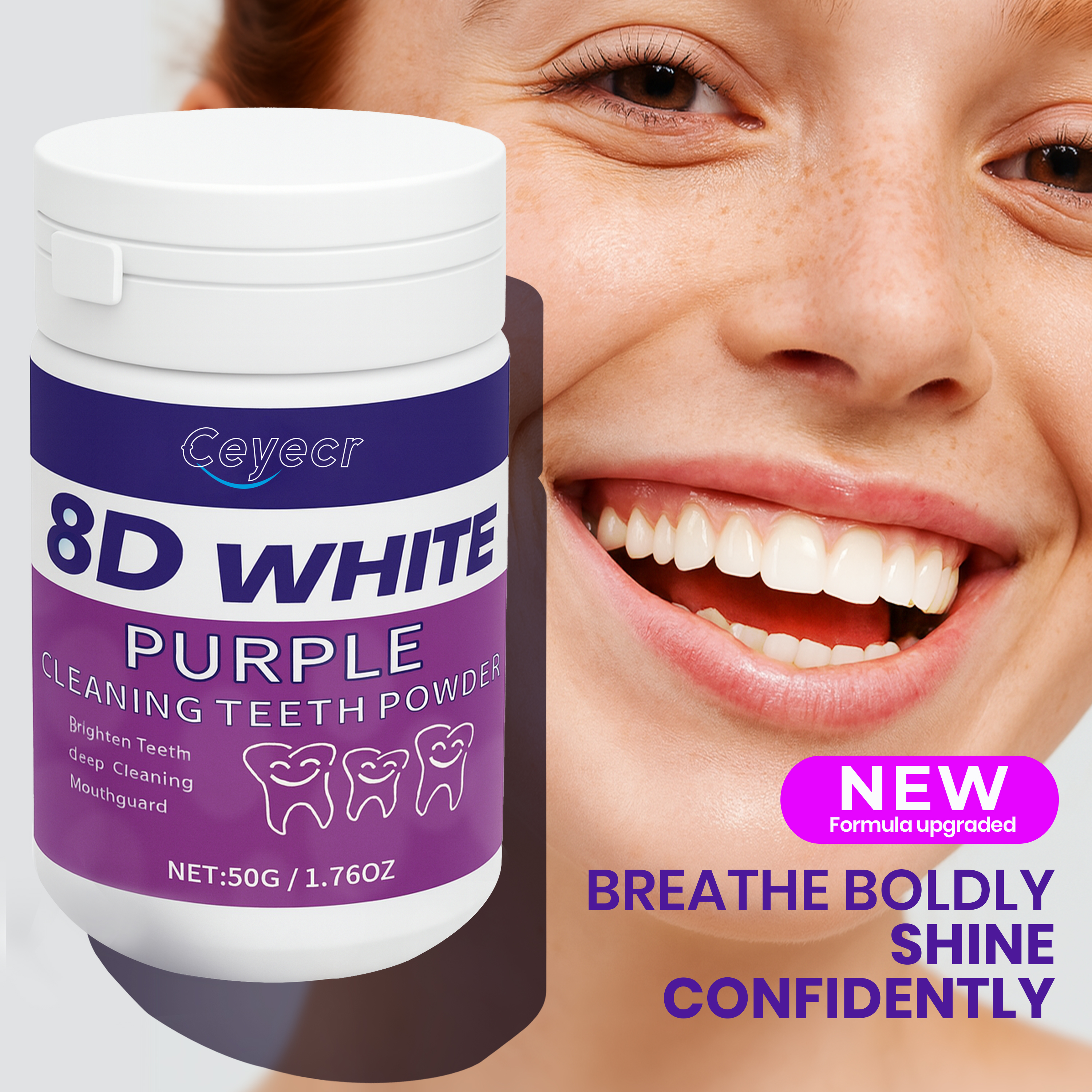 8D white Teeth Whitening Powde - đánh giá và giá Teeth Whitening Ingredients