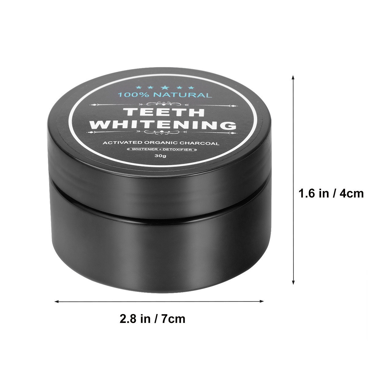 Activated Charcoal Powder for  - đánh giá và giá Teeth Whitening Charcoal Powder
