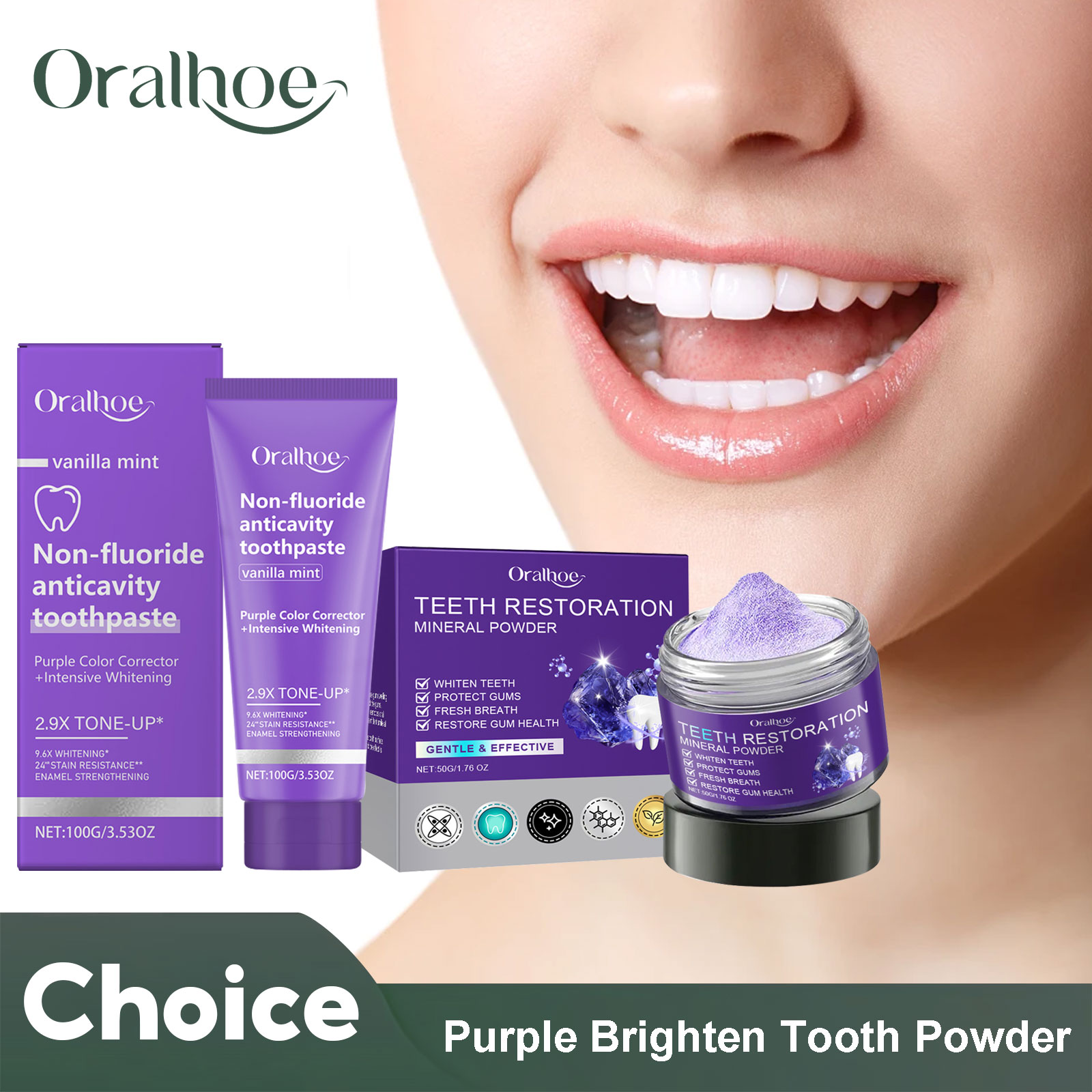 Teeth Restoration Mineral Powd - đánh giá và giá Teeth Whitening Ingredients