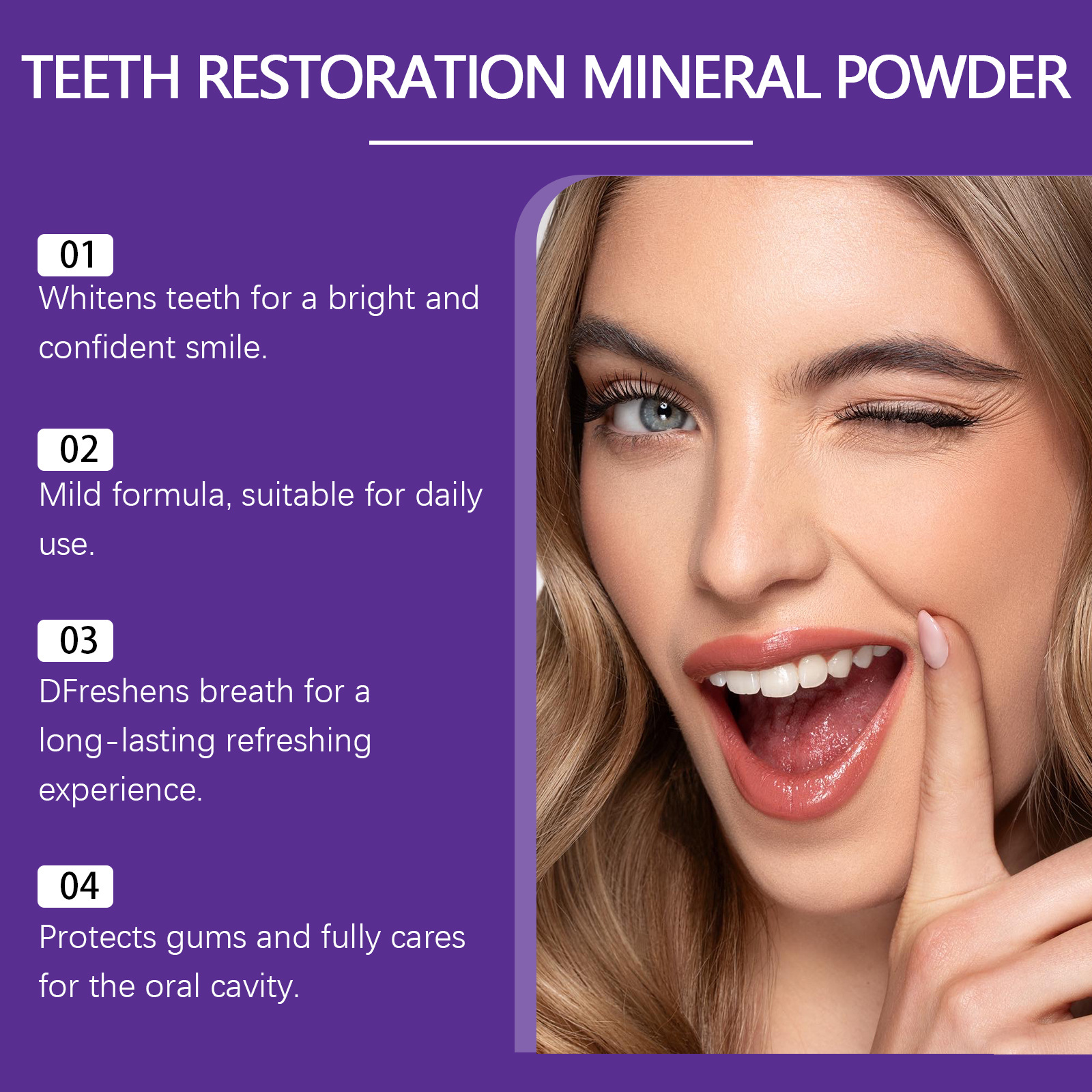 Teeth Restoration Mineral Powd - đánh giá và giá Teeth Whitening Ingredients