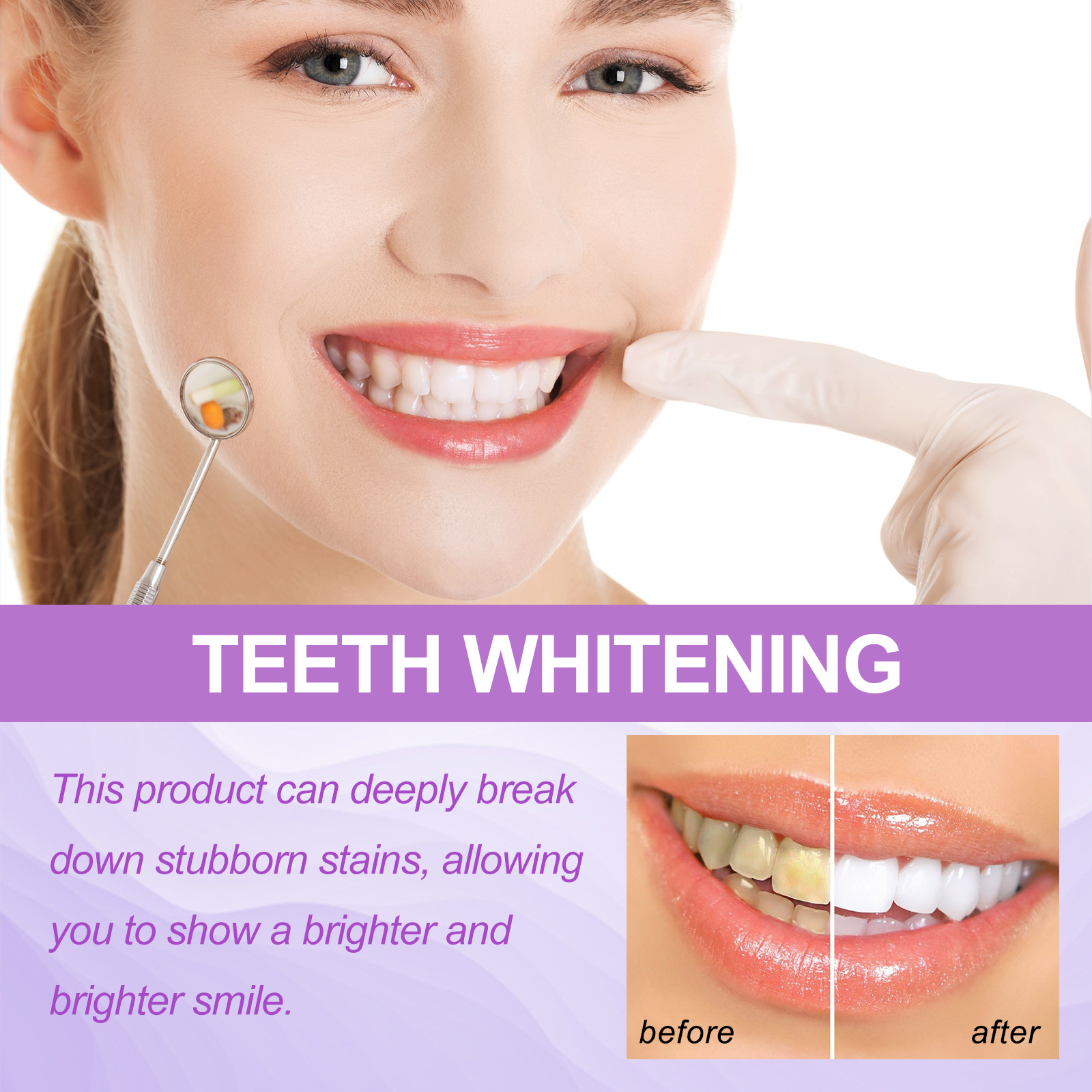 Purple Teeth Whitening Strips  - đánh giá và giá Teeth Whitening Home Kit