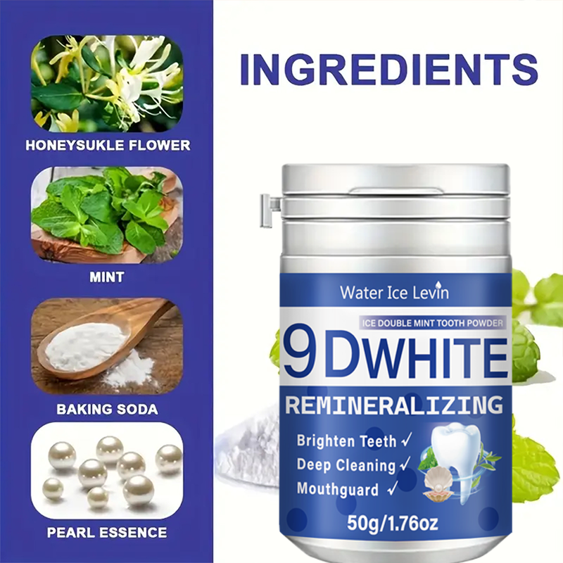 9D White Remineralizing Tooth  - đánh giá và giá Teeth Whitening Charcoal Powder