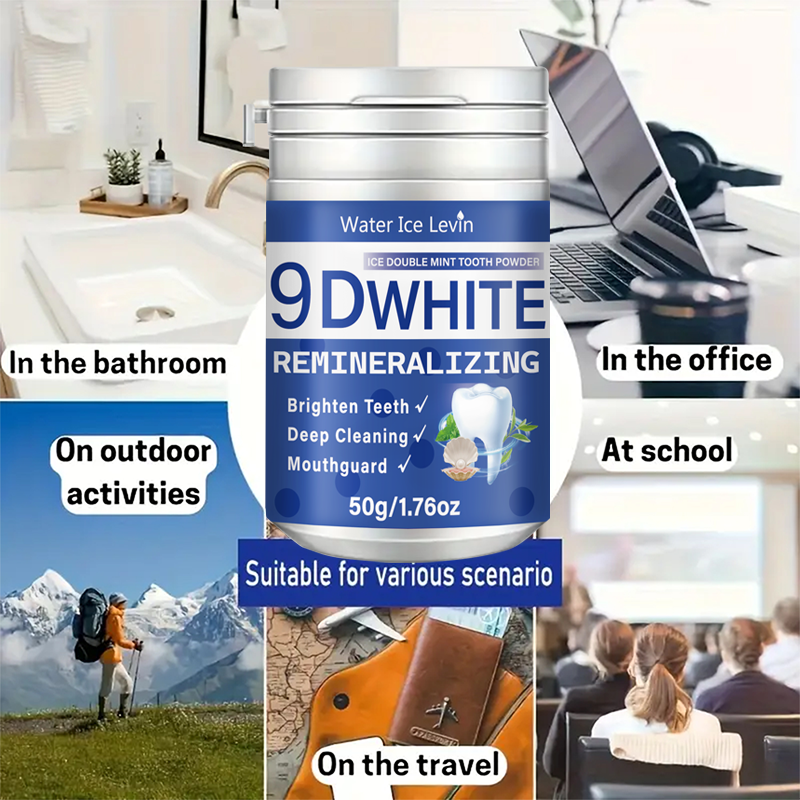 9D White Remineralizing Tooth  - đánh giá và giá Teeth Whitening Charcoal Powder