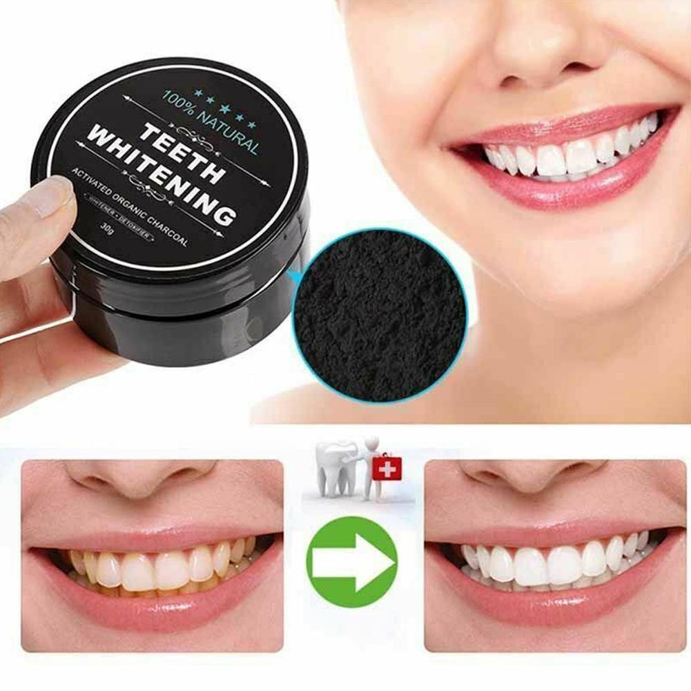 Activated Organic Charcoal Pow - đánh giá và giá Teeth Whitening Charcoal Powder