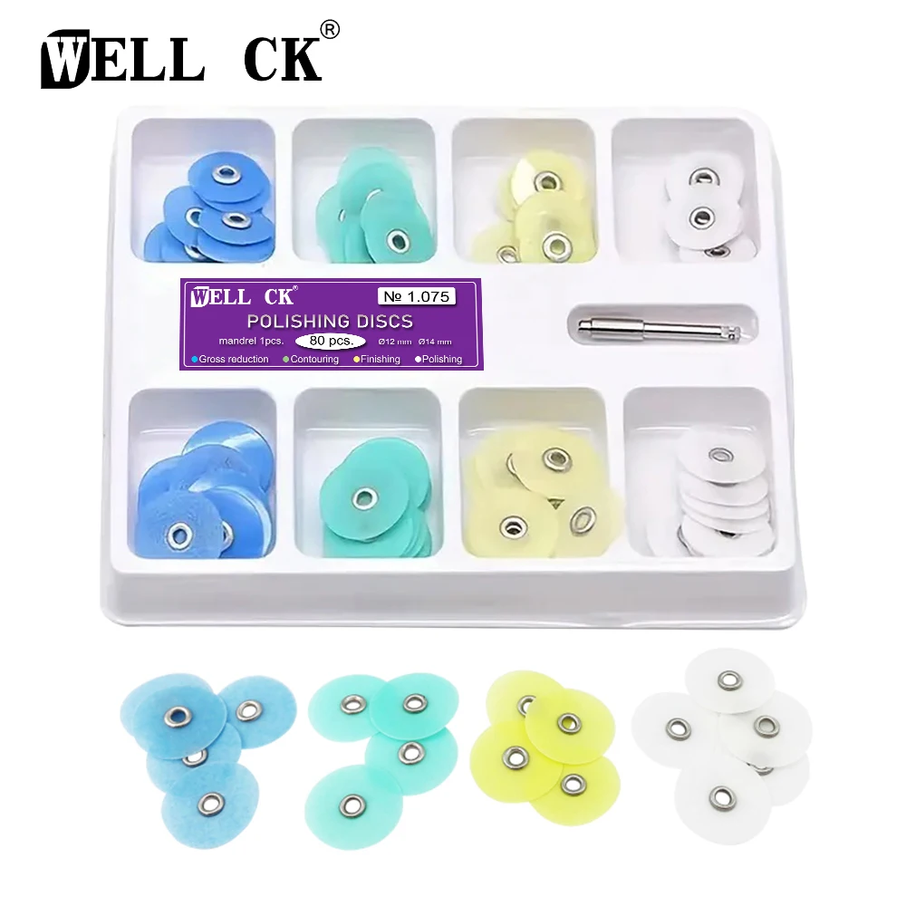 WELLCK Dental Polishing Discs  - đánh giá và giá Teeth Whitening Kit Professional