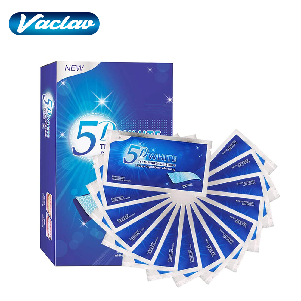 5D White Teeth Whitening Strip - đánh giá và giá Teeth Whitening Home Kit