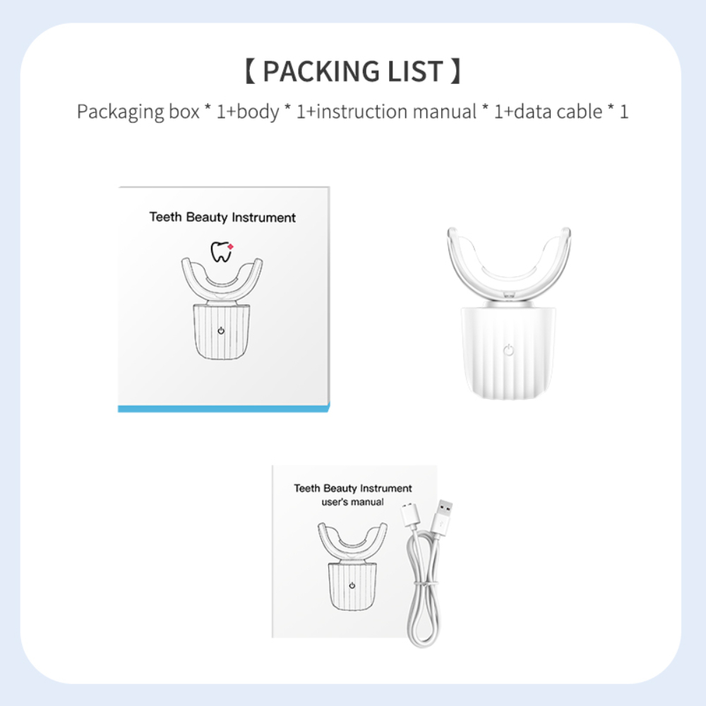 Cold Blue Light Teeth Whitenin - đánh giá và giá Teeth Whitening Home Kit