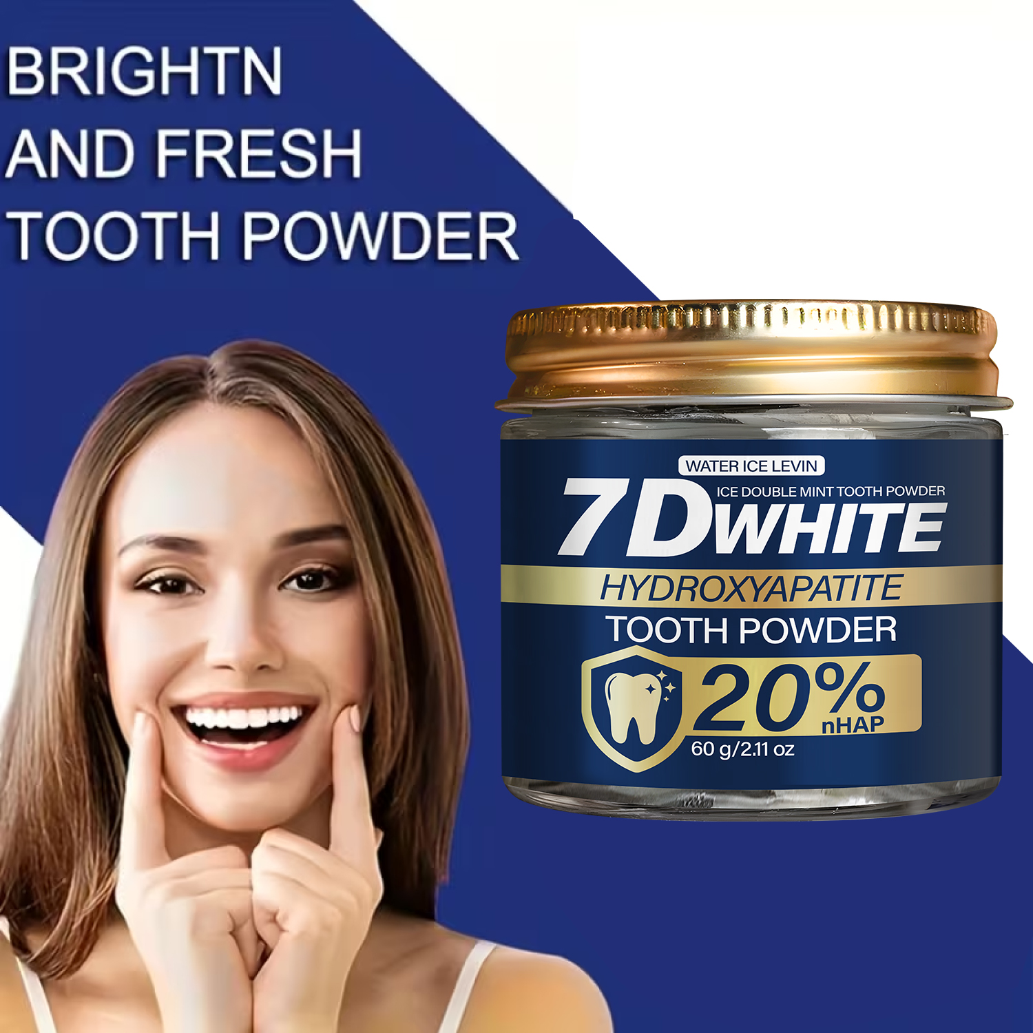 Hydroxyapatite Tooth Powder 60 - đánh giá và giá Teeth Whitening Charcoal Powder