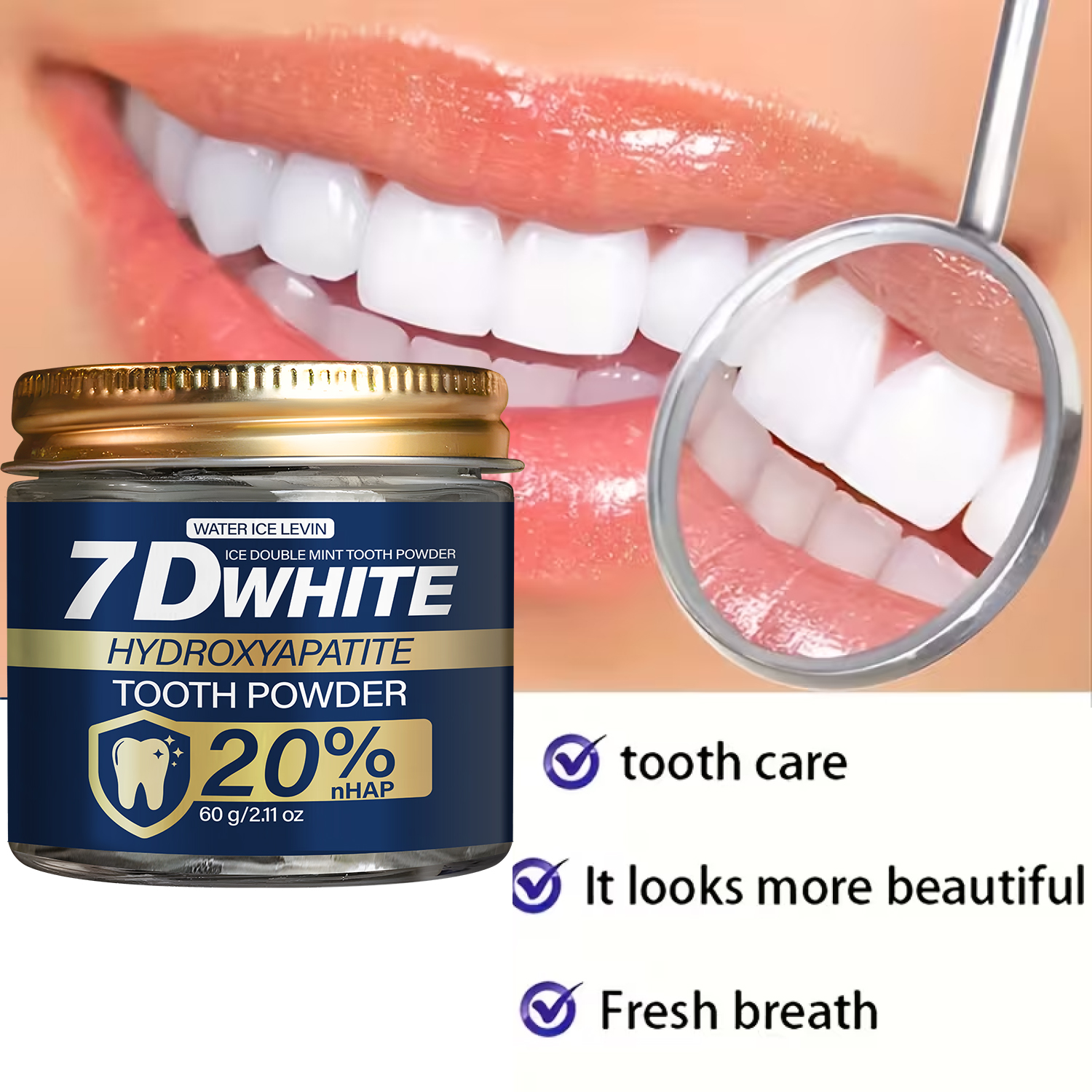 Hydroxyapatite Tooth Powder 60 - đánh giá và giá Teeth Whitening Charcoal Powder
