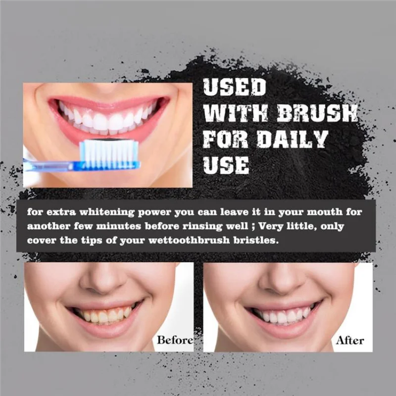 Food Grade Teeth Powder Charco - đánh giá và giá Teeth Whitening Charcoal Powder