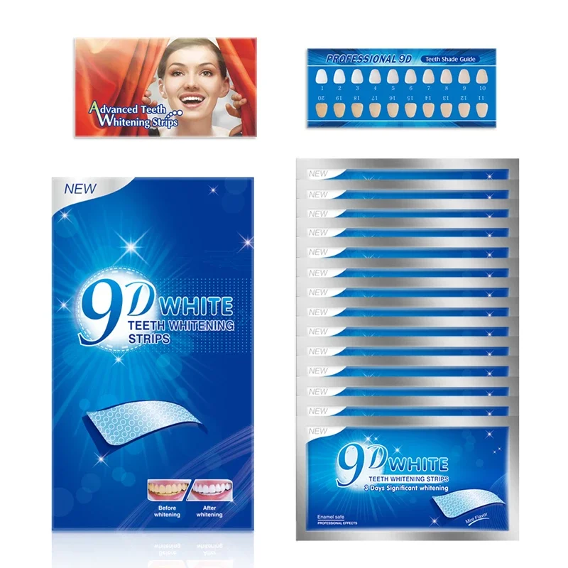 9D Teeth Whitening Strips Toot - đánh giá và giá Teeth Whitening Gel Refills
