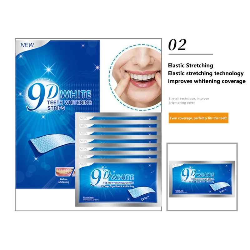 9D Teeth Whitening Strips Toot - đánh giá và giá Teeth Whitening Gel Refills