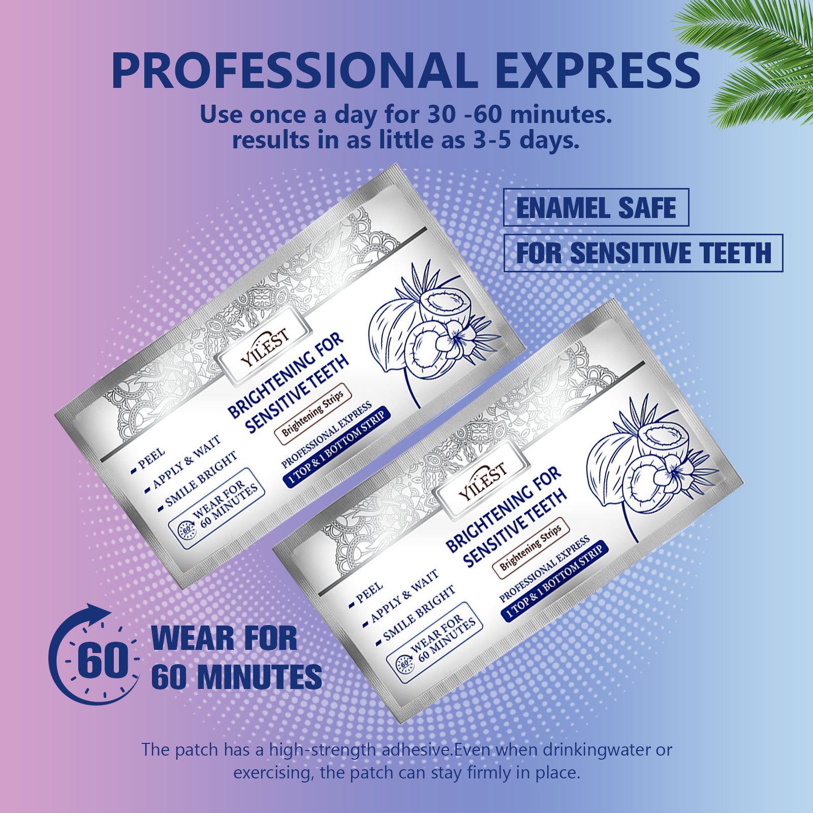 Teeth Whitening Strips 14pcs C - đánh giá và giá Teeth Whitening Bleach